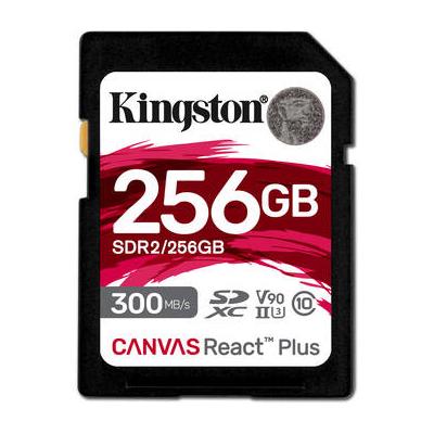 Kingston 256GB Canvas React Plus UHS-II SDXC Memory Card SDR2/256GB