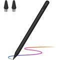 Stylus Pen for iPad Pencil Rechargeable Active Stylus Pen Fine Point Digital Stylist Pencil Compatible with iPad/iPad Pro/Mini/Air/ iPhone Capacitive Touch Screens Cellphone Tablets