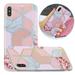 iPhone X Case iPhone XS Case Mantto Flower Patterned Plating Soft Rubber Case Cute Shockproof TPU Rubber Bumper Cover For Apple iPhone X/XS Diamond