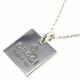 Gucci Jewelry | Gucci Necklace Square Plate Silver 925 Ladies Gucci | Color: Silver | Size: Os