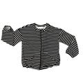 Lularoe Jackets & Coats | Lularoe Monroe 8 M Bts Black White Stripes Kids Jacket | Color: Black | Size: 8g