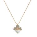 Kate Spade Jewelry | Kate Spade Gold Precious Pansy Necklace | Color: Gold/White | Size: Os
