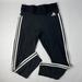 Adidas Pants & Jumpsuits | Adidas Essentials 3-Stripes Tights | Color: Black/White | Size: S