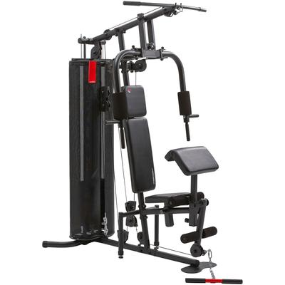 Kraftstation CHRISTOPEIT SPORT "SP 2000", schwarz, KraftstationenB:115cm H:200cm L:145cm, multifunktionale Fitnessstation, max. Trainingsgewicht 56 kg, B:115cm H:200cm L:145cm