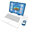 LEXIBOOK JC798i2 Mouse Pädagogischer und zweisprachiger Laptop Spanisch/Englisch-Spielzeug für Kind Kid (Jungen & Mädchen) 130 Aktivitäten, Lernen Spiele und Musik-Blau, M