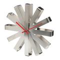 Umbra Ribbon Brushed Steel Wall Clock, 30.48 cm- Nickel