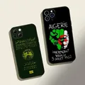 Coque de téléphone Algeria Feel Passport coque de téléphone pour iPhone 15 13 12 Pro 11 14 Pro Max