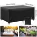 Furniture Cover 420D Oxford Fabric Waterproof Sofa Cover with Storage Bag Durable PVC Couch Chair Cover Windproof and Anti-UV Patio Table Cover for Outdoor Garden Lawn