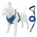 Yidarton Pet Leash New Big Dog Chest Strap Reflective Breathable Dog Rope Walking Dog Rope Dog Supplies Light Blue