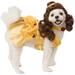 Belle Disney Princess Pet Costume size XL