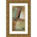 Loreth Lanie 14x24 Gold Ornate Wood Framed with Double Matting Museum Art Print Titled - Misty Morning I