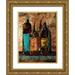 Monahan Jodi 19x24 Gold Ornate Wood Framed with Double Matting Museum Art Print Titled - Wine Vino Wine II