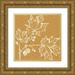 Tavoletti Anne 20x20 Gold Ornate Wood Framed with Double Matting Museum Art Print Titled - Autumn Tones IV