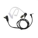 Carevas 2.5mm Earpiece 1 Pin Covert Acoustic Tube Earpieces Headset with PTT Mic Compatible with Motorola Talkabout MH230R MR350R T200 T260 T600 MT350R Talkies Two Way Radios Microphone