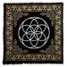 Indian Consigners Table Cover Cotton Seed Of Life Altar Cloth Witchcraft Tarot Spread Wiccan 18 Inches Beautiful Tapestry Wall Hanging Solid Table Cover Art