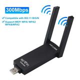 Travelwant 300Mbps Dual Antennas Wireless WiFi Router USB Repeater Signal Extender Booster