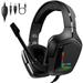 Gaming Headset PS4 Headset Xbox One Headset with Noise Canceling Mic and RGB Light PC Headset with Stereo Surround Sound Over-Ear Headphones for PC PS4 PS5 Xbox One Laptop