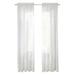 Window White Sheer Curtains 90 Inches Long 2 Panels