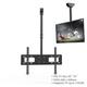 Ceiling TV Mount for Most 32-70 Inch Flat Curved TVs with Swivels Tilts - TV Ceiling Mount Bracket VESA from 200x100mm to 600x400mm