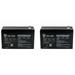 12V 9Ah SLA Battery Replacement for Piranha Fish Finder - 2 Pack