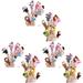 54PCS Finger Puppets - Finger Puppets for Toddlers 1-3 with Storytelling and Playtime Fairy Tales with Mini Stuffed Animals Plush Cartoon Puppet Theater Puppets for Kids