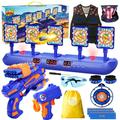 Fibevon Electronic Running Shooting Target for Nerf Gun Toys â€“ Auto Scoring Target - Digital Targets Kids Age 3-12 - Boys & Girls â€“ Solo and Multi-Player Mood