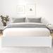 Gracie Oaks Siniyah 15.67" Platform Bed Metal in Gray | 15.67 H x 57 W x 75.5 D in | Wayfair 4096DD2FED5E4172BBA6CB4593CD8B55