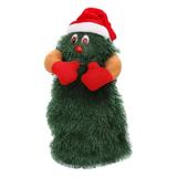 Dancing Toy Electric Battery Operated Rotating Decoration Wear-resistant Decoration Durable Ornament Figure Singing Christmas Tree for Him Small Size