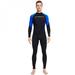 Praeter 1Pc Adult Surfing Wetsuit Men Wet Suits Swimwear Diving Suit Nylon M-3XL Full Wetsuit Adult Diving Snorkeling Body Suits Blue L
