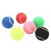 Tennis Ball Set Tennis Training Ball Soft Touch 6 Pack Multicolor Rubber Multiple Purposes For School Clubs