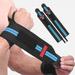 Naiyafly 1pcs Gym Wrist Wraps with Thumb Loop Wrist Brace for Working Out - For Weight Lifting Powerlifting Strength Training Wrist Support Strap