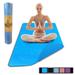 Ben Din Clothing TPE Yoga Mat 8mm Thickness - 72 x24 (Blue)