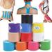 Limei Kinesiology Tape â€“ 1 Roll Athletic Tape for Pain Relief Injured Muscle Support - Therapeutic Sports Tape Stabilizes Knee Muscle & Joints (1 x 16.4 Feet)