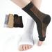 Travelwnat Plantar Fascitis Socks Compression Socks Toeless Ankle Swelling Relief Foot Sleeve Compression Support Ankle Splint for Plantar Compression Sleeve