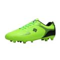DREAM PAIRS Mens Soccer Cleats Outdoor Football Shoes Firm Ground Soccer Shoes SUPERFLIGHT-2 NEON/GREEN/BLACK Size 9.5