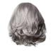 Dengmore Women s Fashion Wig Gray Synthetic Hairshort Wigs Hair Wave Wig