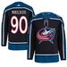 Men's adidas Elvis Merzlikins Black Columbus Blue Jackets Reverse Retro 2.0 Authentic Player Jersey