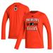 Men's adidas Burnt Orange Philadelphia Flyers Reverse Retro 2.0 Fresh Playmaker Long Sleeve T-Shirt