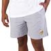 Men's Concepts Sport Gray/White Minnesota Vikings Tradition Woven Jam Shorts