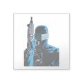 CafePress - G.I. Joe Snake Eyes With Gun - Square Sticker 3 x 3