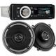 Aquatic Harley Motorcycle Satellite Bluetooth Stereo /w Free DS18 5 Speakers New