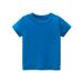 2DXuixsh Boy Pack Toddler Kids Girls Boys Short Sleeve Basic T Shirt Casual Summer Tees Shirt Tops Solid Color Shirts Boys 14 Boys Sweatshirts Cotton Blends Blue 130