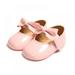Infant Baby Girls Soft Sole Bowknot Princess Wedding Dress PU Flats Prewalker Newborn Light Baby Sneaker Shoes