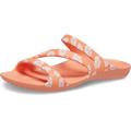 Crocs Damen Kadee Ii Sandal W Clog, Papaya Multi, 6 UK Men/ 7 UK Women