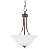 Winston Porter Dinkins 3-Light Bowl Pendant