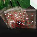 Cheers US 100Pcs Self Adhesive Cookie Bags Candy Bags Party Favor Bags Treat Bags Gift Bag