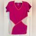 Under Armour Tops | Guc Pink Under Armour Heat Gear Tee | Color: Pink | Size: L