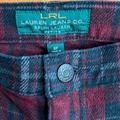 Ralph Lauren Jeans | Lrl Lauren Jeans Co Ralph Lauren Plaid Jeans 8p Petite | Color: Black/Red | Size: 8p