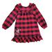 Disney Pajamas | Disney Buffalo Plaid Girl's Minnie Mouse Flannel Nightgown | Color: Black/Red | Size: 9/10