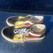 Vans Shoes | Flame Vans Unisex Preowned | Color: Black/Red | Size: 7.5